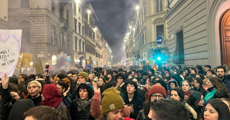 🎧Corteo Non Una Di Meno a Firenze, contro la violenza, per la parità salariale e il diritto all’aborto