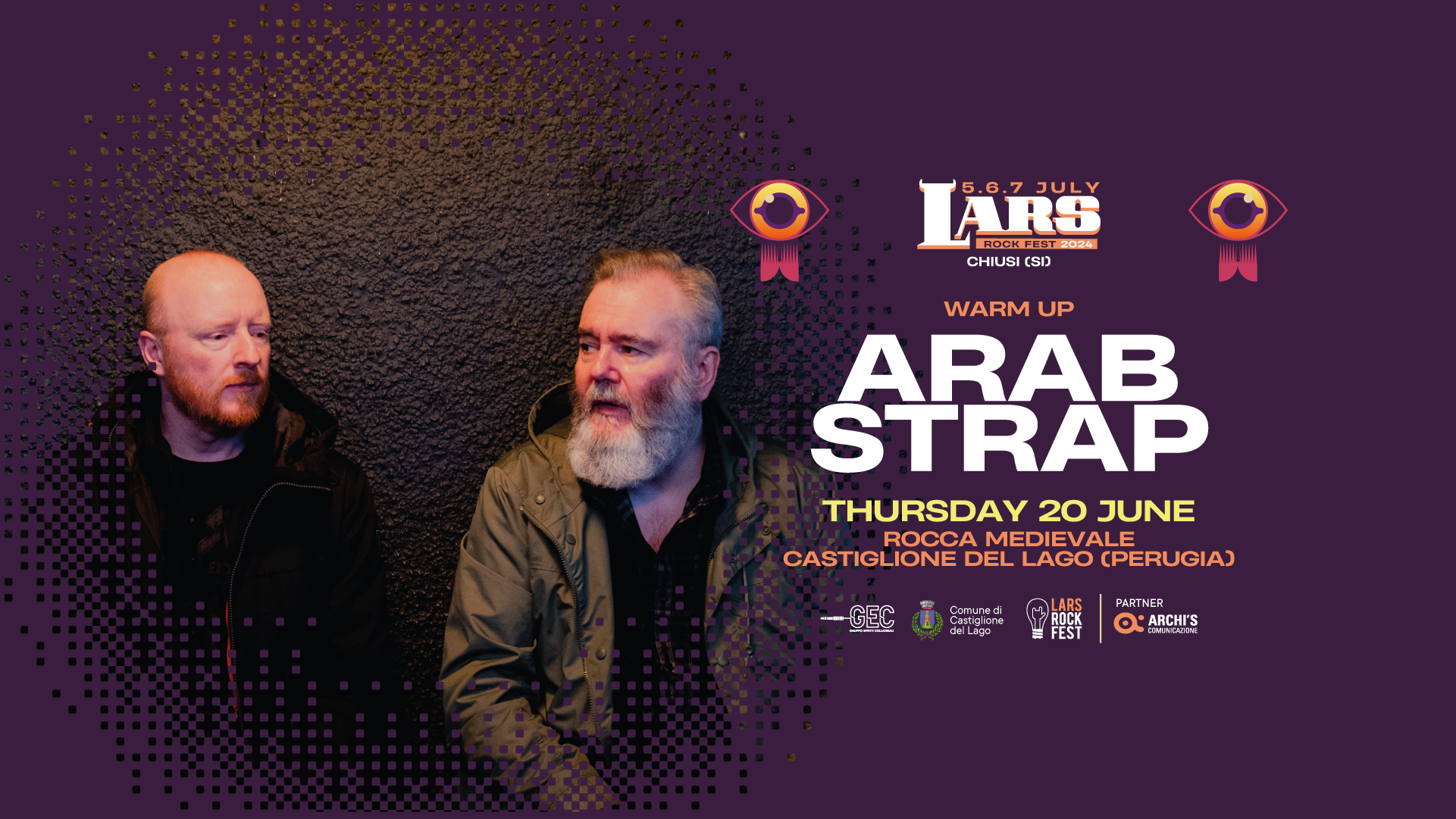 Arab Strap protagonisti dell’anteprima del Lars Rock Fest 24