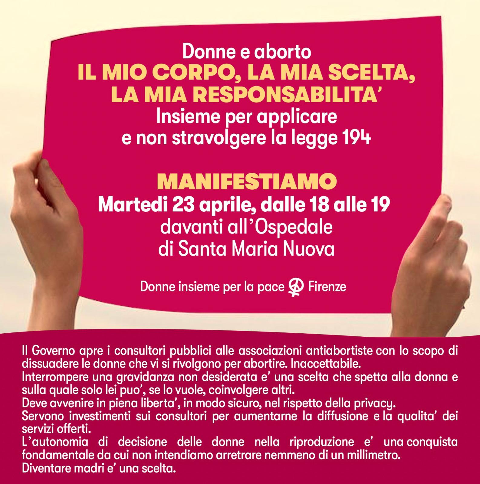 Diritto all’aborto: flash mob e appello per le Europee