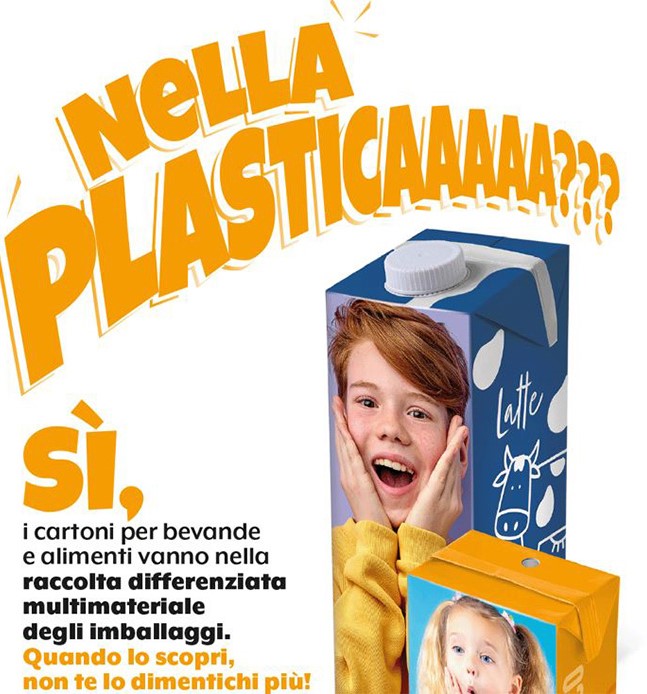 Cartoni per bevande e alimenti vanno nella plastica: al via la campagna di Comieco e Tetrapak per ricordarlo ai cittadini Toscani